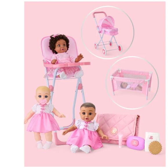 Journey Girls Baby Doll Crib for 14" Doll NWT - Picture 3 of 5